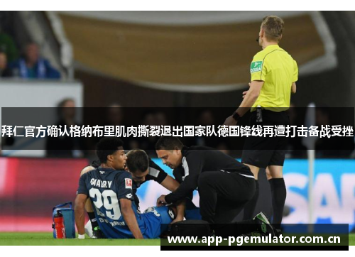 拜仁官方确认格纳布里肌肉撕裂退出国家队德国锋线再遭打击备战受挫 拜仁官方确认格纳布里肌肉撕裂退出国家队德国锋线再遭打击备战受挫